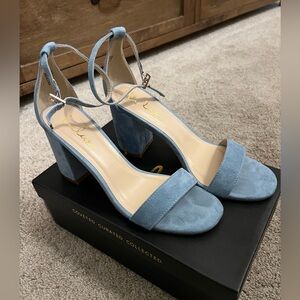 Blue Suede heels